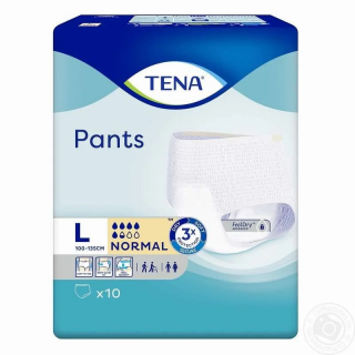 Трусики впитывающие для взрослых TENA Pants Normal Large (100-135 см) 10 шт.